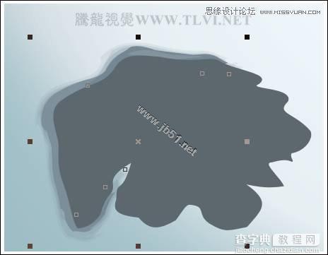 CorelDRAW(CDR)制作(绘制)中国风水墨国画实例教程分享9