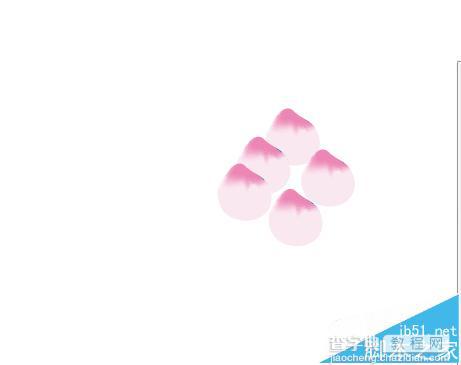 cdr X7怎么绘制蟠桃? cdr画大水蜜桃的教程9