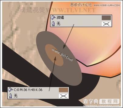 CorelDRAW(CDR)设计制作中国风花鸟工笔画实例教程17