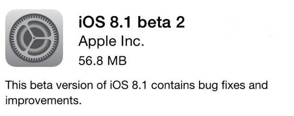 iOS8.1 Beta2固件下载地址 苹果iOS8.1 Beta2(12B407)固件官方下载地址大全2