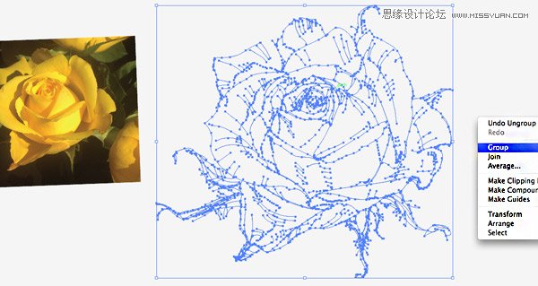 Illustrator绘制非常惊艳的抽象派玫瑰花2