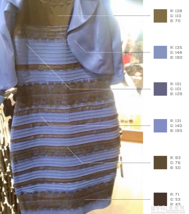 这条裙子到底什么颜色?PS说了这条裙子是蓝黑的3