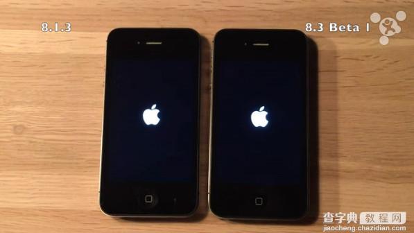 iPhone 4S运行iOS 8.3流畅吗?iOS 8.1.3和iOS 8.3开机运行速度对比视频1