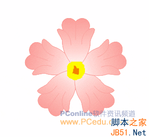 CorelDRAW(CDR)12设计绘制三朵清新小花朵实例教程17