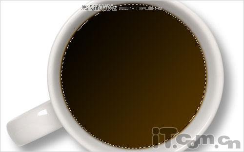 Photoshop扭曲滤镜制作牛奶混和咖啡的效果图3