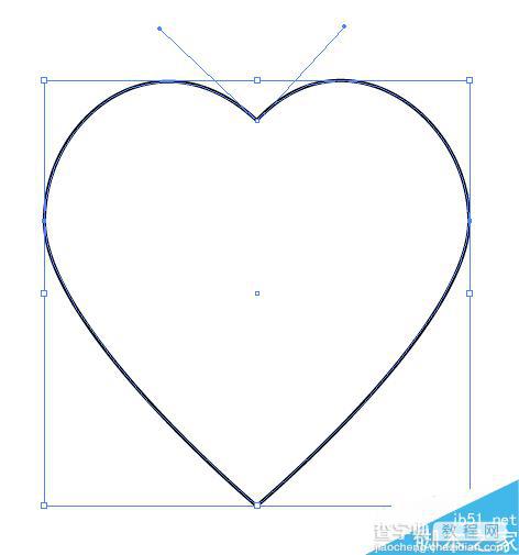 (两种方法)用AI绘制对称的爱心图形2