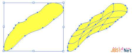 重设Illustrator(AI)中变形边框控制网格和分割建立渐变网格的两种实例教程介绍1