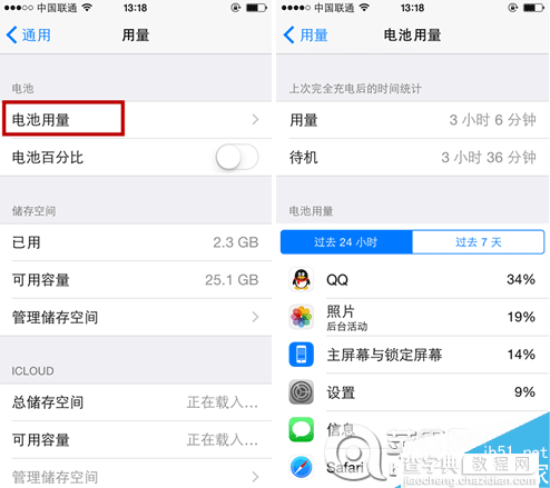 iPhone 6哪个程序最耗电?如何查看?2