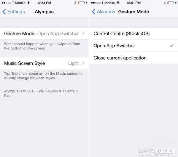[视频演示]iOS8 Cydia应用切换神器插件:Alympus6