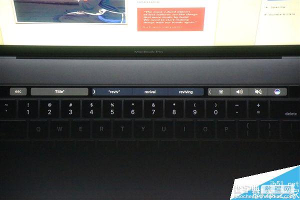 苹果全新MacBook Pro笔记本亮相:OLED触摸条大亮！20