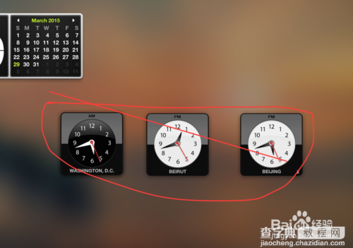 轻松搞定时间差异 Macbook电脑设置世界时钟小工具6