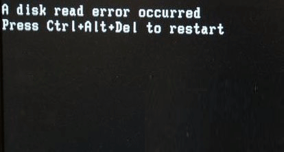 电脑提示a disk read error occurred错误有效解决方法1