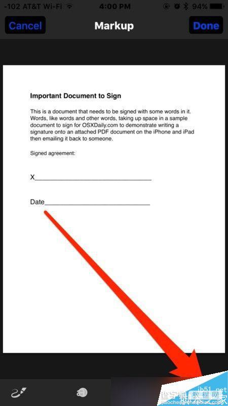 iPhone邮件应用内签署文件并回信图文步骤3