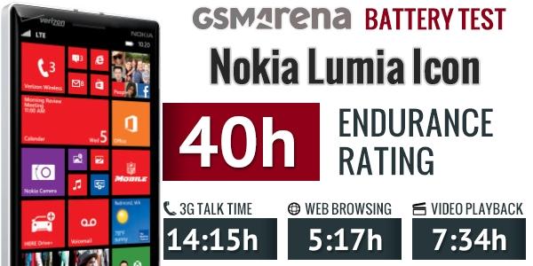 诺基亚Lumia Icon电池表现测试怎样5