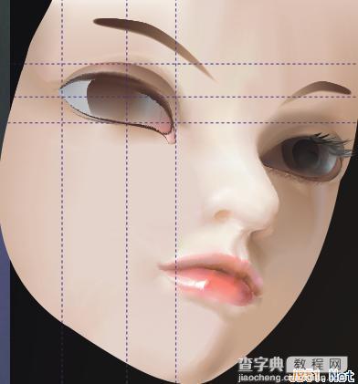 CorelDRAW(CDR) X3设计绘制3D美女(MM)图片的实例教程12