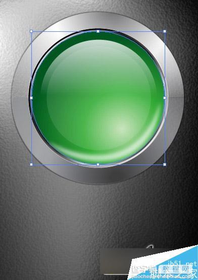 AI CS4绘制一枚超质感的圆按钮15
