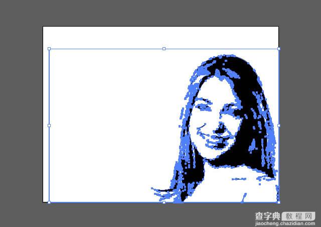 AI( Illustrator)将人物照片制作成黑白矢量图21
