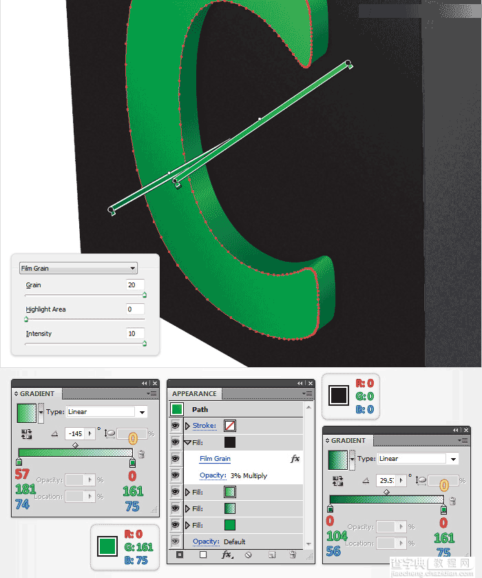 Illustrator绘制3D立体形状的小方块教程37