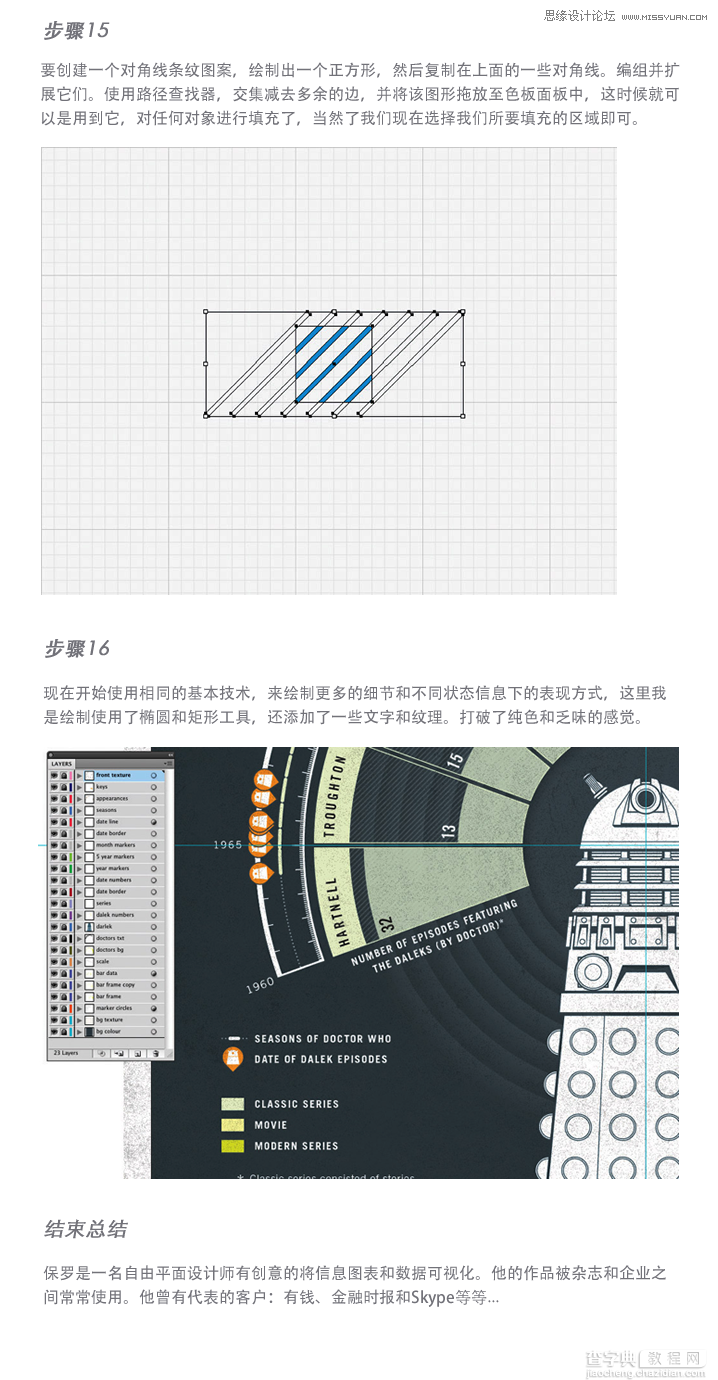 用Illustrator创建一个圆形风格的数据圆形（信息图表）6