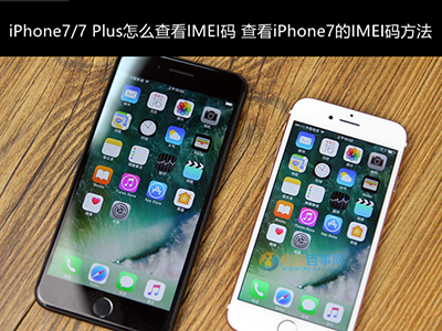 iPhone7/7 Plus IMEI码 怎么查看  iPhone7/7 Plus查看IMEI码的四种方法详解1
