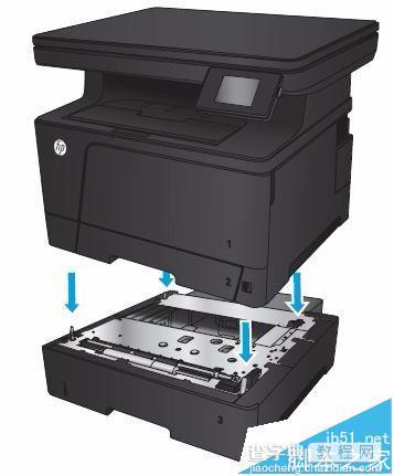 HP LaserJet M435nw打印机怎么安祖昂纸盘?6