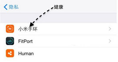 小米手环数据导入iphone ios8健康应用教程图7