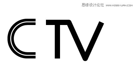 教你用Illustrator快速简单的制作CCTV电视台标志9