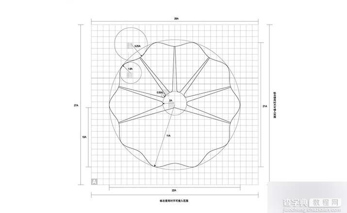 辅助参考线入门:设计展示图上如何画各种圈圈?4