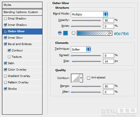 Photoshop 海洋艺术文字效果6