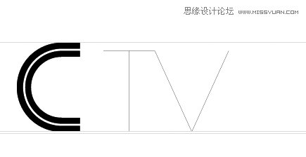 教你用Illustrator快速简单的制作CCTV电视台标志8