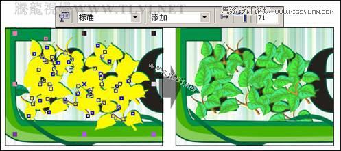 CorelDRAW(CDR)设计制作植树节创意艺术字实例教程22