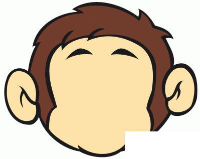 CorelDraw(CD11)设计制作逼真的小猴头像实例教程23