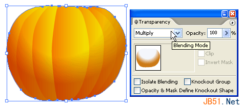 Illustrator(AI)设计绘制万圣节中的南瓜灯矢量插画实例教程8