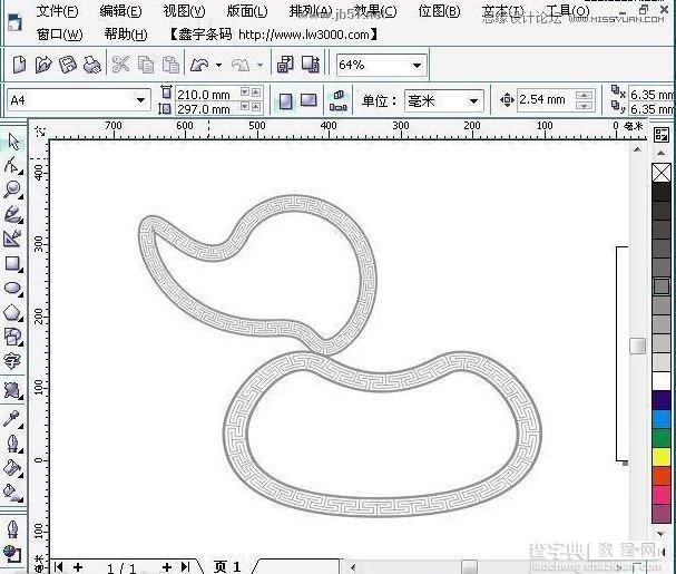 Coreldraw(CDR)中设计制作环形花边实例教程11