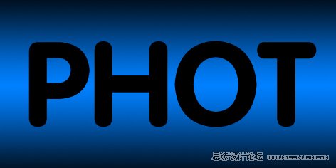 Photoshop打造光面塑胶文字效果3