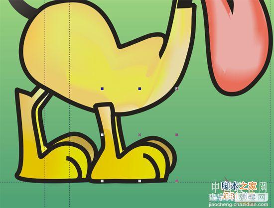 CorelDRAW(CDR)设计绘制一只卡通可爱的小狗鼠绘实例教程39