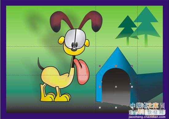 CorelDRAW(CDR)设计绘制一只卡通可爱的小狗鼠绘实例教程48