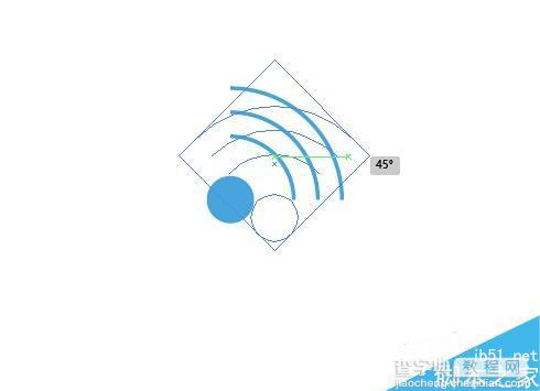 AI制作一枚简单的wi-fi图标10