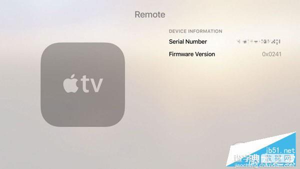 Siri Remote遥控器固件怎么升级？Apple TV 4遥控器固件升级方法3