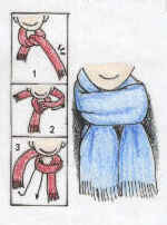 各种男女围巾围法图文1