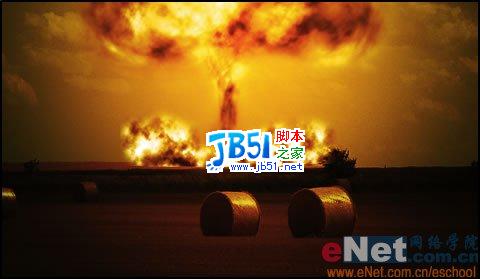 photoshop打造原子弹核爆炸壮观效果16