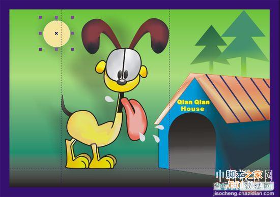 CorelDRAW(CDR)设计绘制一只卡通可爱的小狗鼠绘实例教程57