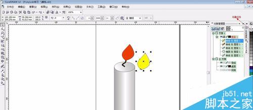 用coreldraw制作逼真的蜡烛10