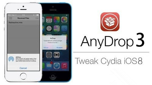 iOS8.1越狱插件AnyDrop3 突破AirDrop自身限制实现高速传输1