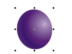 CorelDRAW X3绘制一串带有露珠的真实紫葡萄2