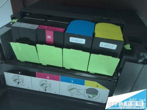联想cs2310n彩色打印机不识别粉盒该怎么办?3