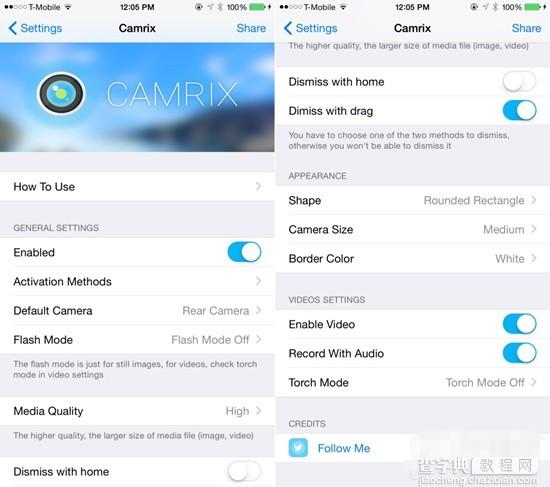 越狱插件Camrix带来iPhone拍照新体验：随时随地即可开拍3