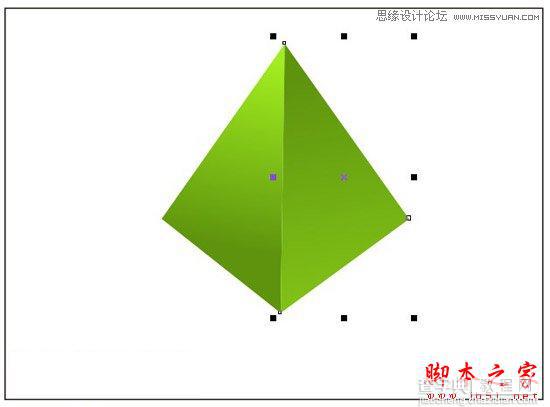 CorelDraw绘制漂亮的立体三角图标入门教程3