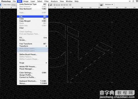 photoshop 个性的有文字背景的图形9