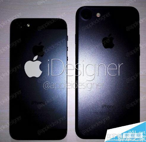 iPhone7黑色真机对比iPhone5怎么样？iPhone7深空蓝有多黑？2